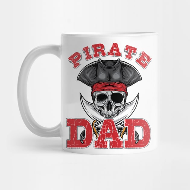 'Family Pirate Dad' Awesome Pirate Gift by ourwackyhome